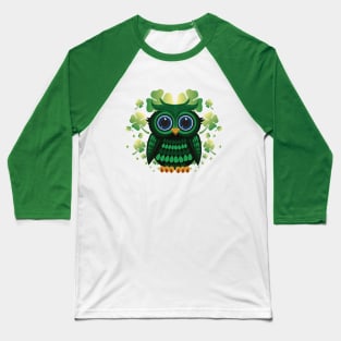 Saint Patrick's Owl Baseball T-Shirt